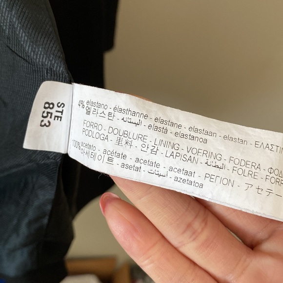 Zara long Black Blazer Jacket - Picture 6 of 6